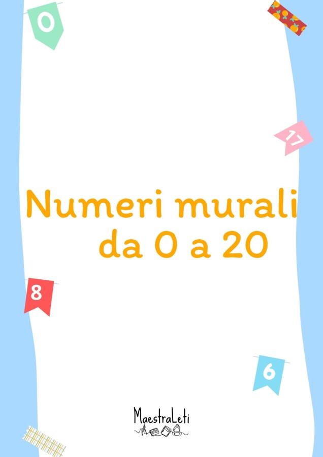 Numeri murali fino al 20 :)