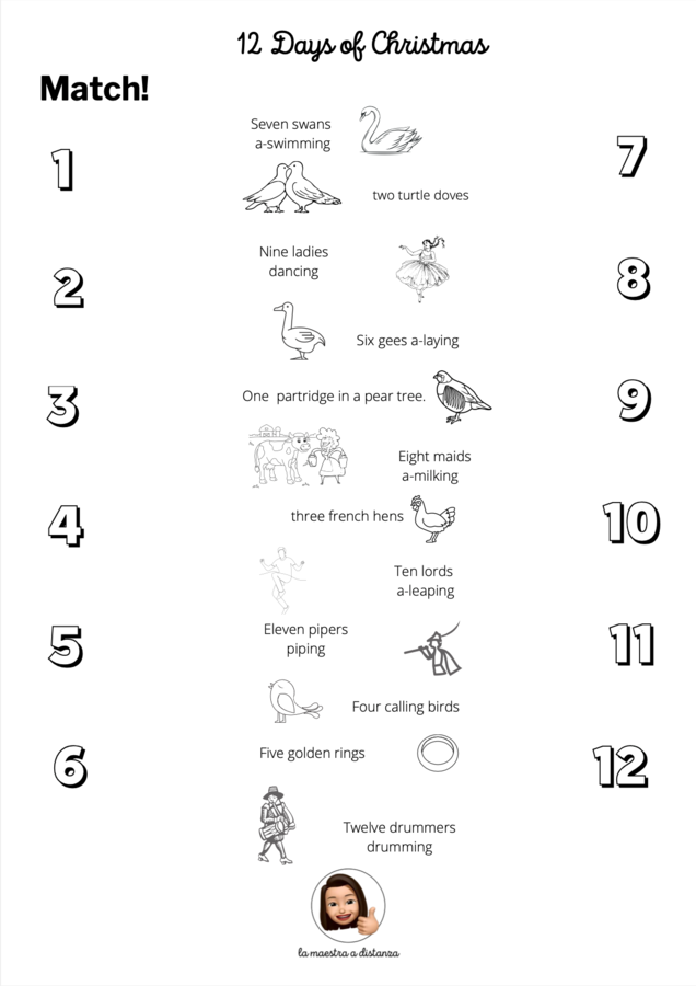 12 DAYS OF CHRISTMAS