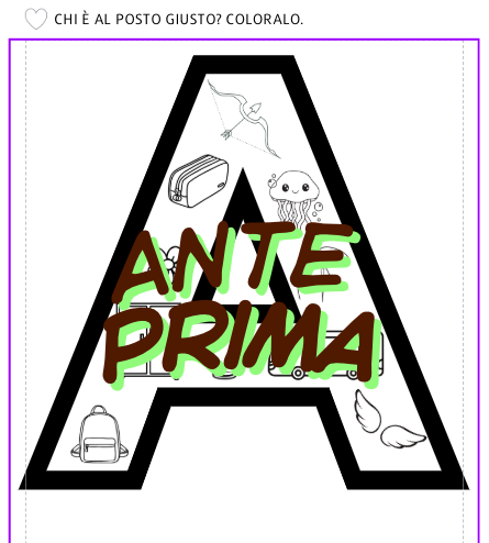 LETTERA A