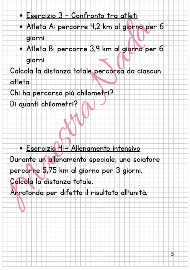Olimpiadi invernali attività di matematica classe quarta/quinta scuola primaria