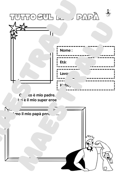 Festa del papà: Il mio papà è un supereroe!