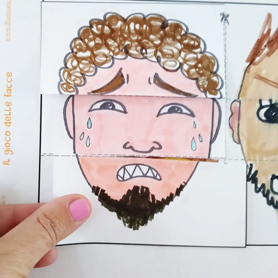 Il gioco delle facce, disegnare ritratti ed emozioni