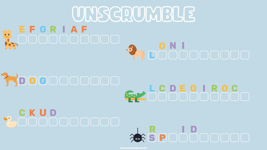 UNSCRUMBLE