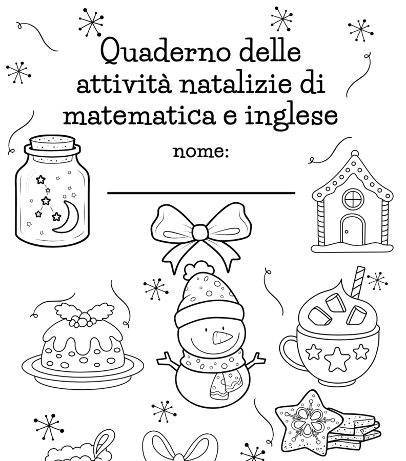 Fascicolo dei compiti di Natale - Classe seconda