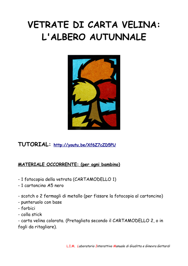 Vetrate albero quattro stagioni