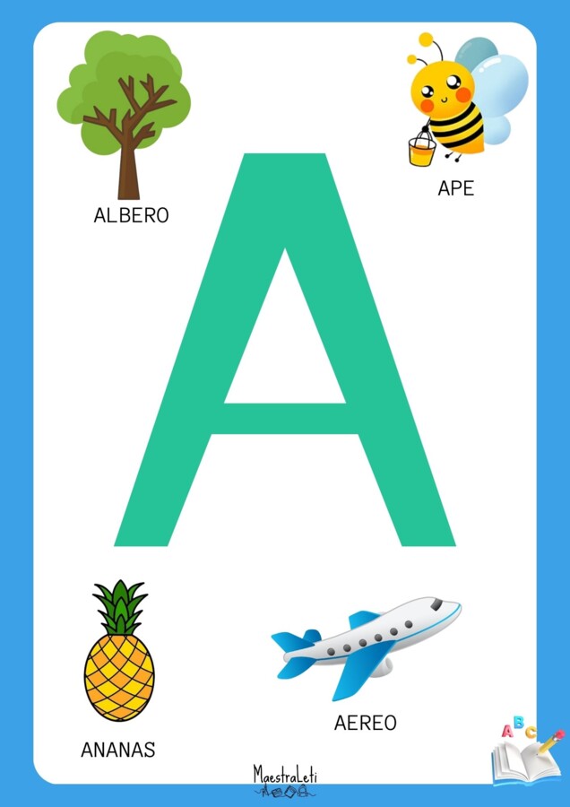 Alfabetiere illustrato inclusivo