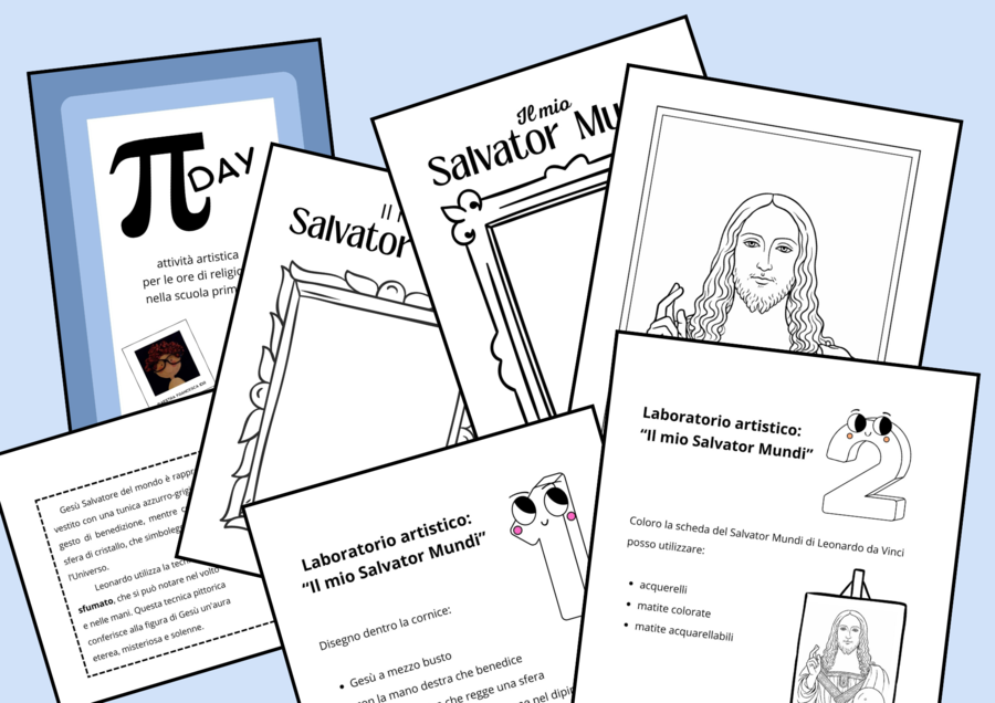 Giornata del Pi greco - attività artistica per le ore di religione