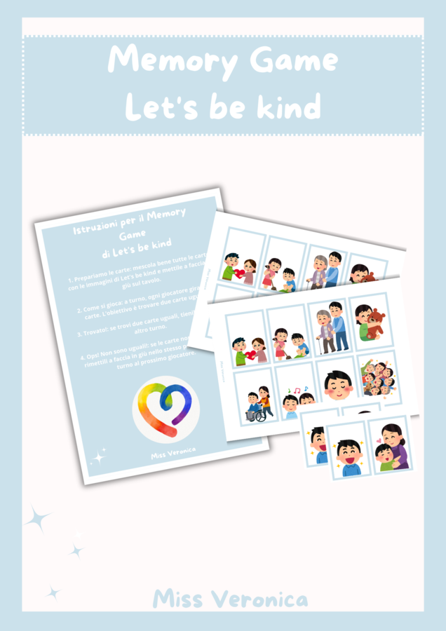 Il Memory Game di Sii Gentile (Let's Be Kind)