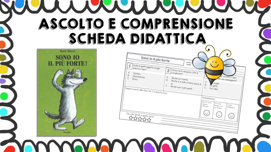 Sono io il più forte - scheda didattica comprensione