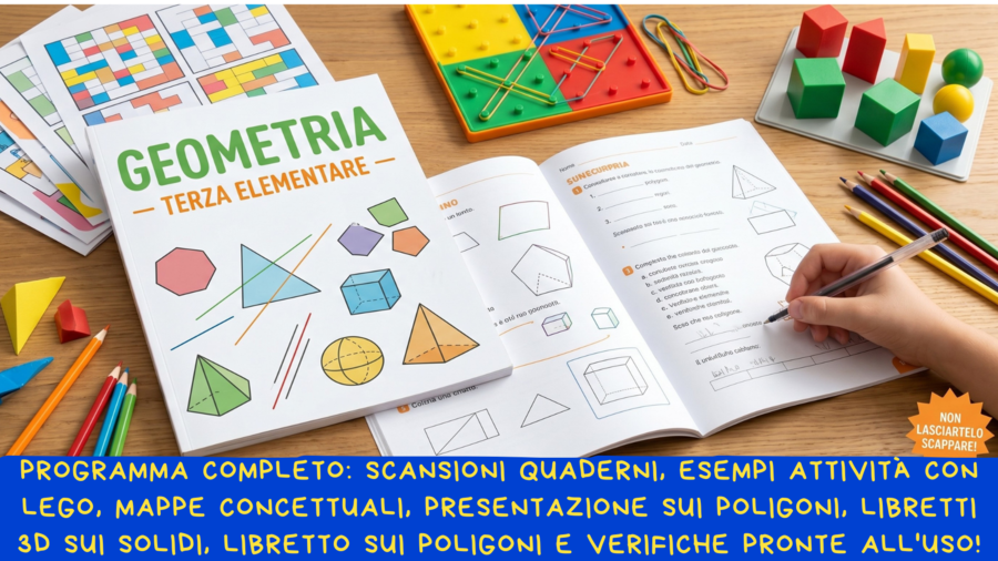 PROGRAMMA COMPLETO di geometria per la terza elementare