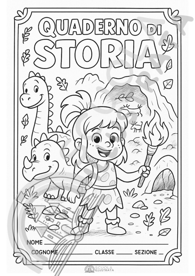 Copertine quaderni Storia per tutte le classi