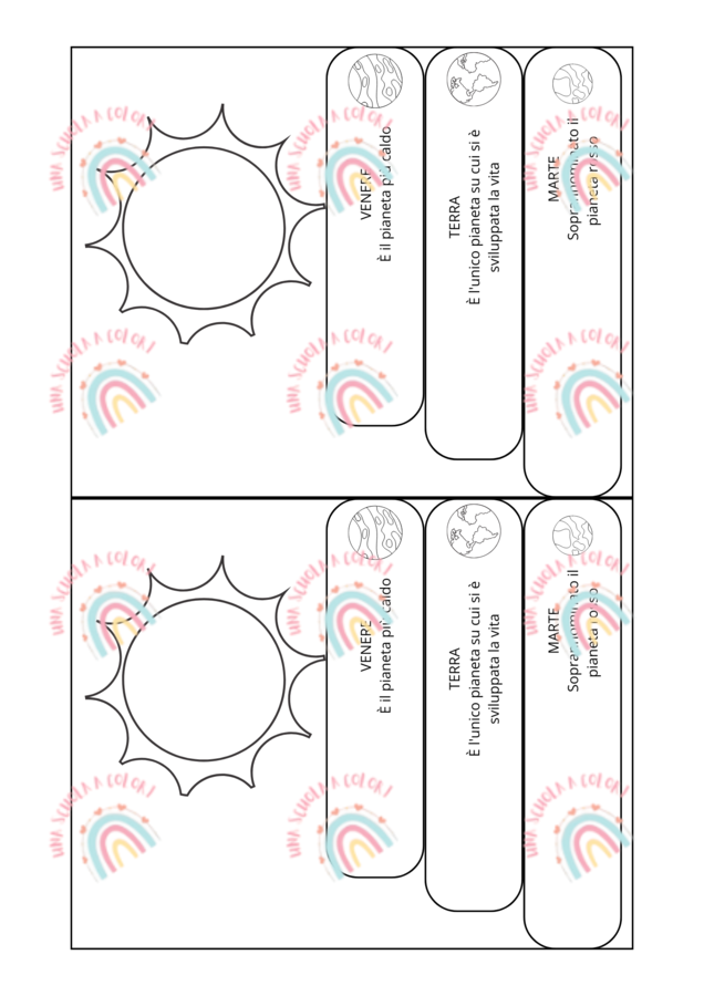Lapbook sistema solare