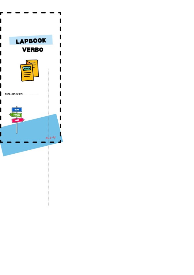 LAPBOOK sul VERBO, pensato per tutti