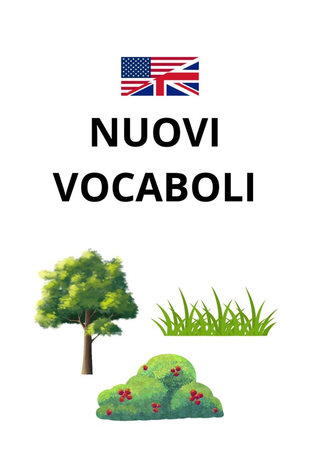 INGLESE : VOCABOLI DI QUESTA SETTIA SULLA NATURA , CLASSE III