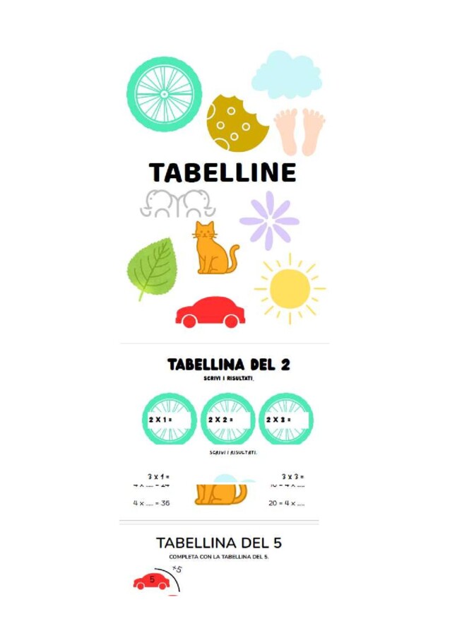 Esercizi tabelline