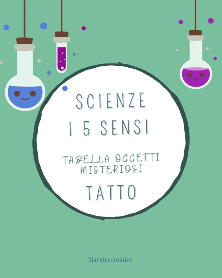 Tabella OGGETTI MISTERIOSI (TATTO)