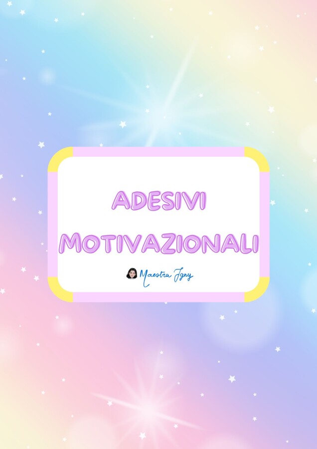 Adesivi motivazionali