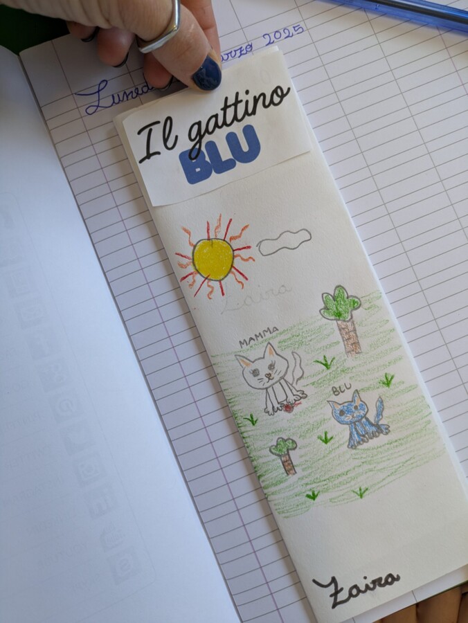 Giornata mondiale dell autismo : labpook storia del gattino blu con lavoro a stazioni