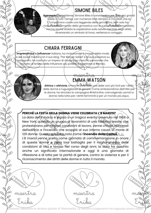 Donne straordinarie - 8 marzo