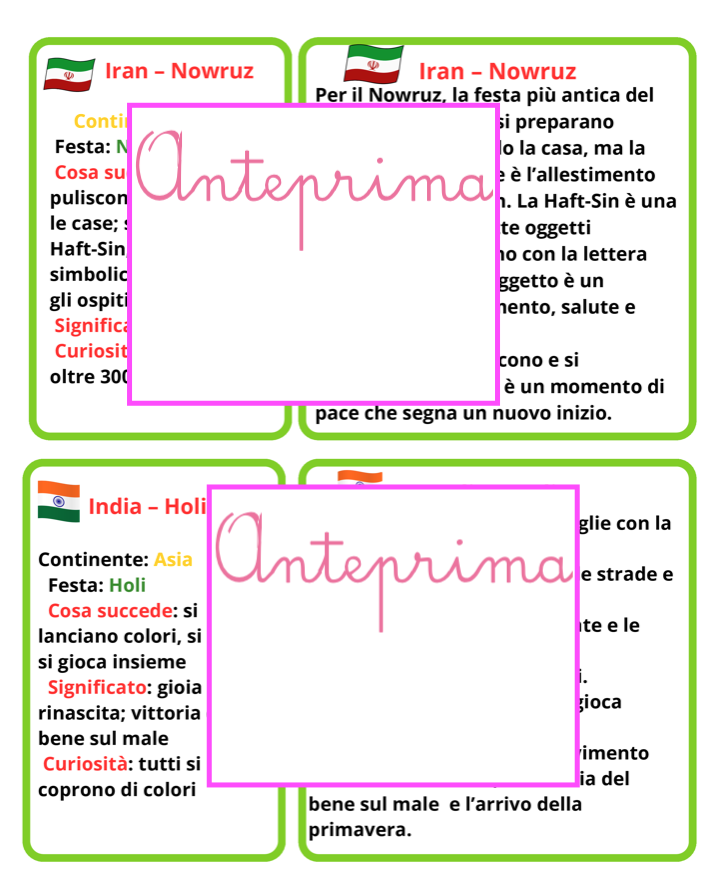 Primavera nel mondo: carte, attività didattiche, geografia e intercultura- bambini (5-8 anni)