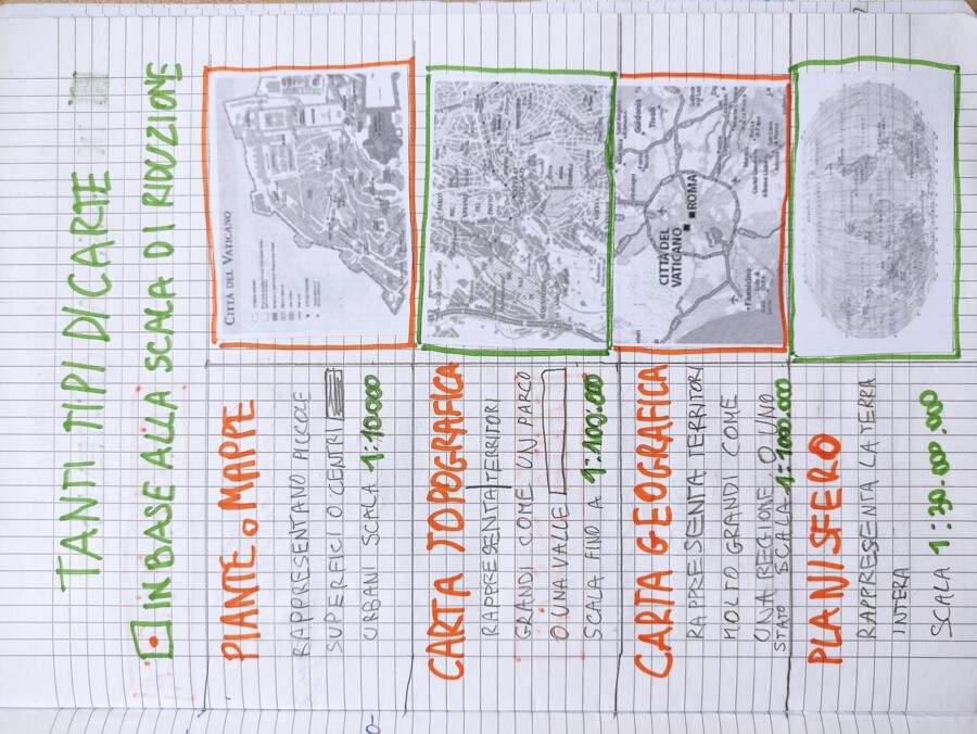 QUADERNO DI GEOGRAFIA classe 4^ - per tutto l'anno scolastico