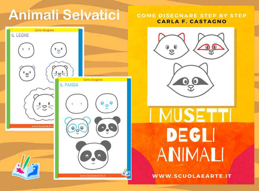 Come disegnare step by step: animali selvatici