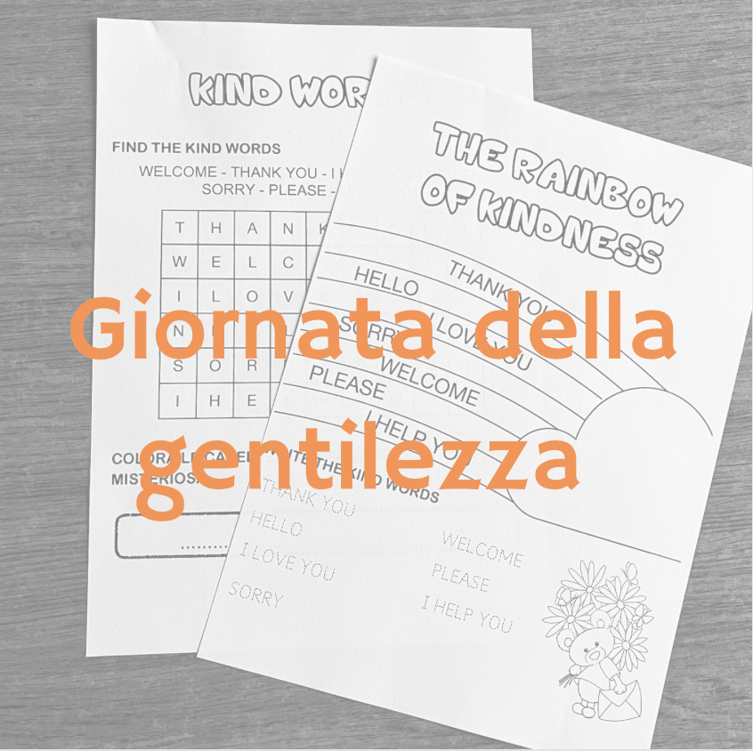 Kindness day - attività di lingua inglese