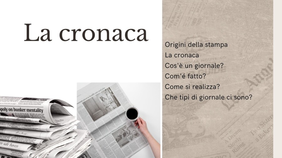 La cronaca