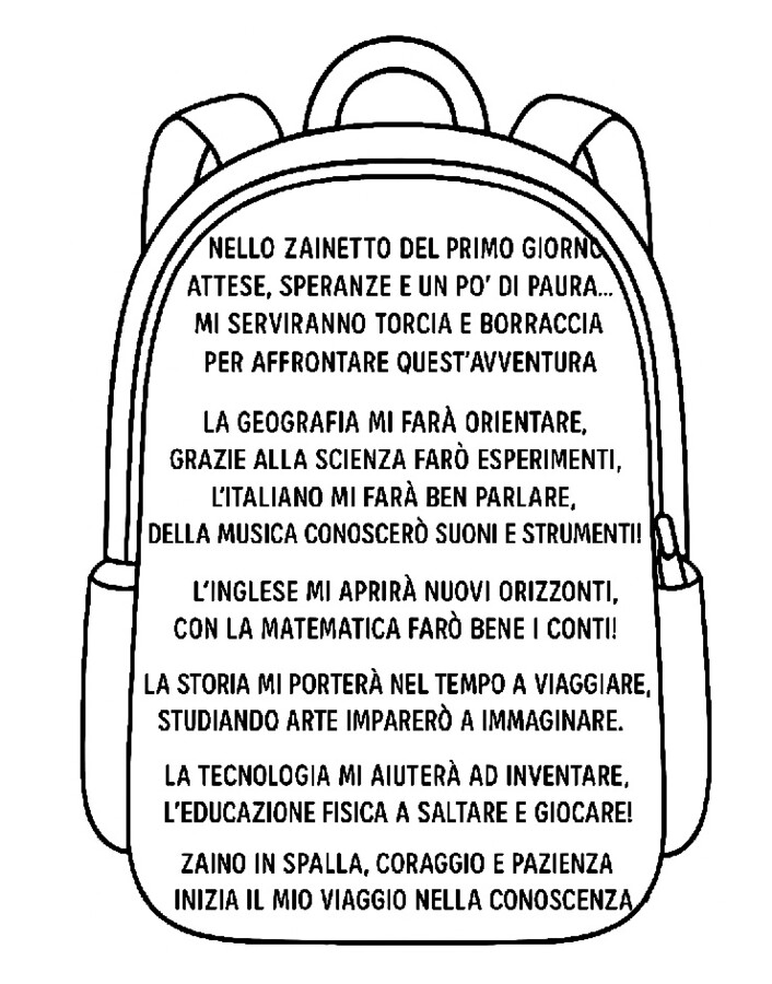 Filastrocca del primo giorno di scuola