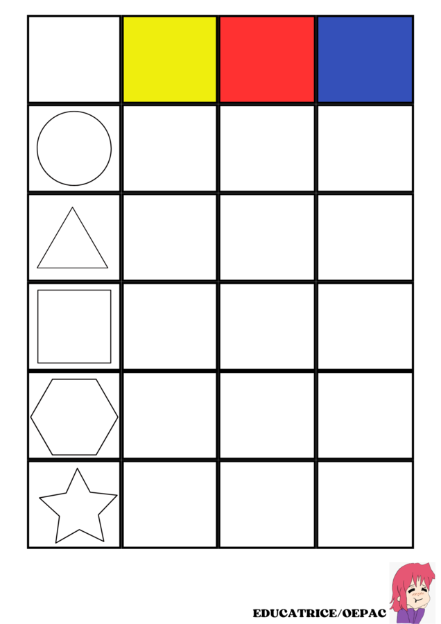 colori: 23 schede didattiche di logica e segui la traccia