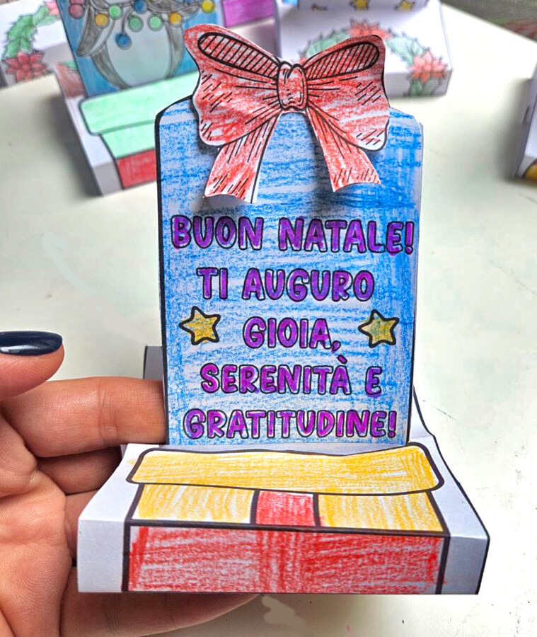 🎄 Biglietti Pop-up di Natale up con le frase