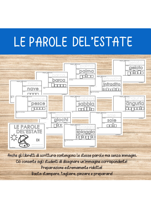 LE PAROLE DEL'ESTATE