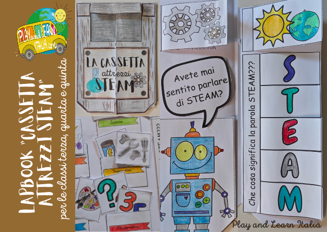 LAPBOOK "LA CASSETTA DEGLI ATTREZZI STEAM"