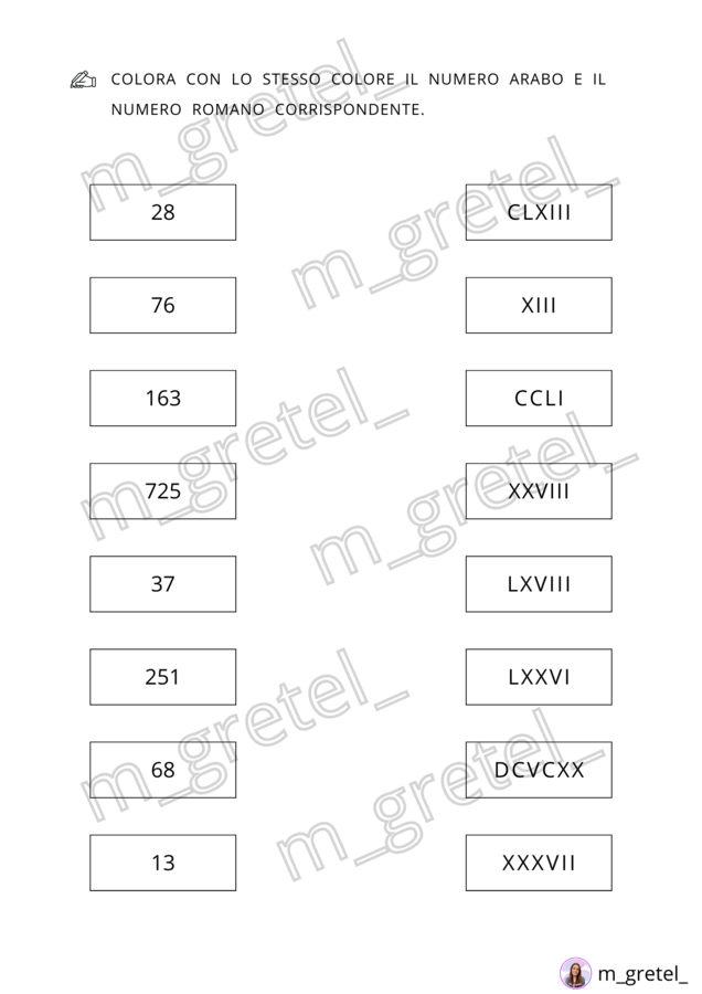 NUMERI ROMANI