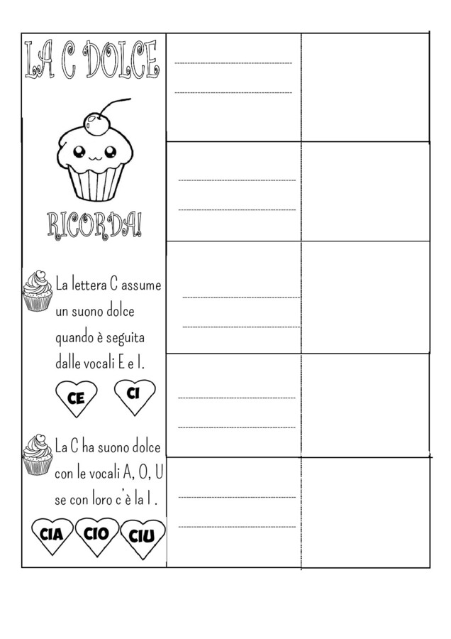 lapbook dei suoni dolci
