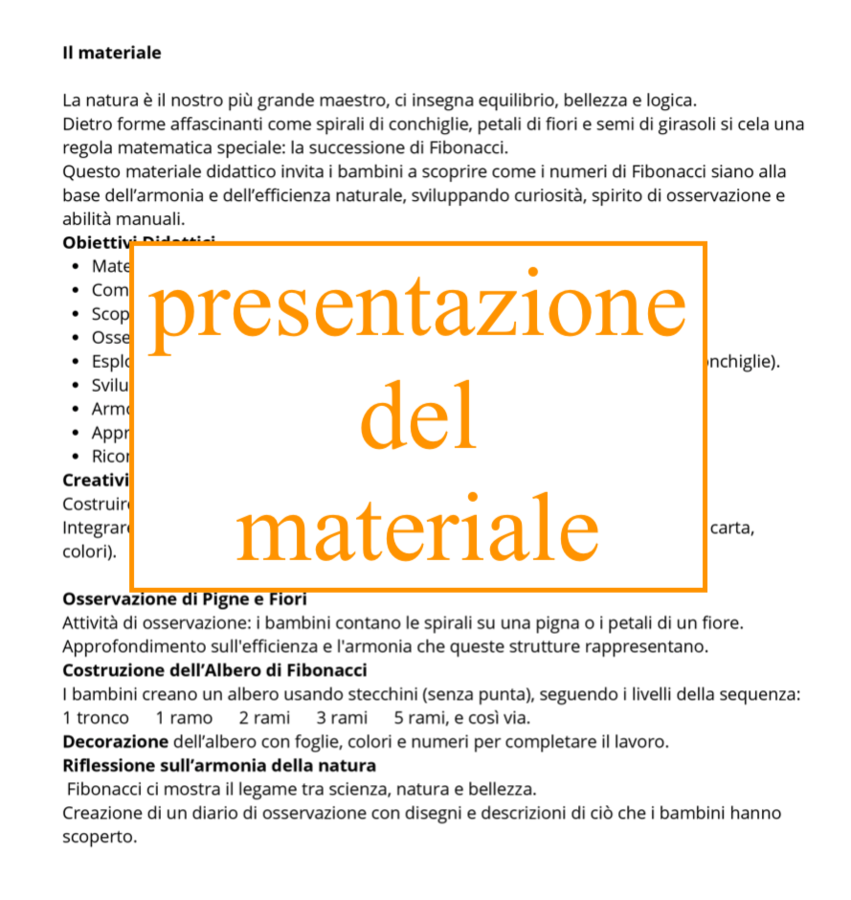 Fibonacci, matematico della natura; dall'osservazione alla costruzione dell'albero di Fibonacci-classi III/V