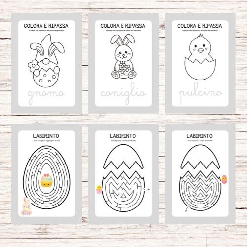 Schede didattiche Pasqua - Mega Bundle