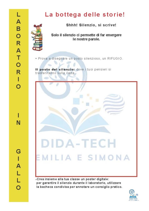 La bottega delle storie :"IL laboratorio in giallo!"