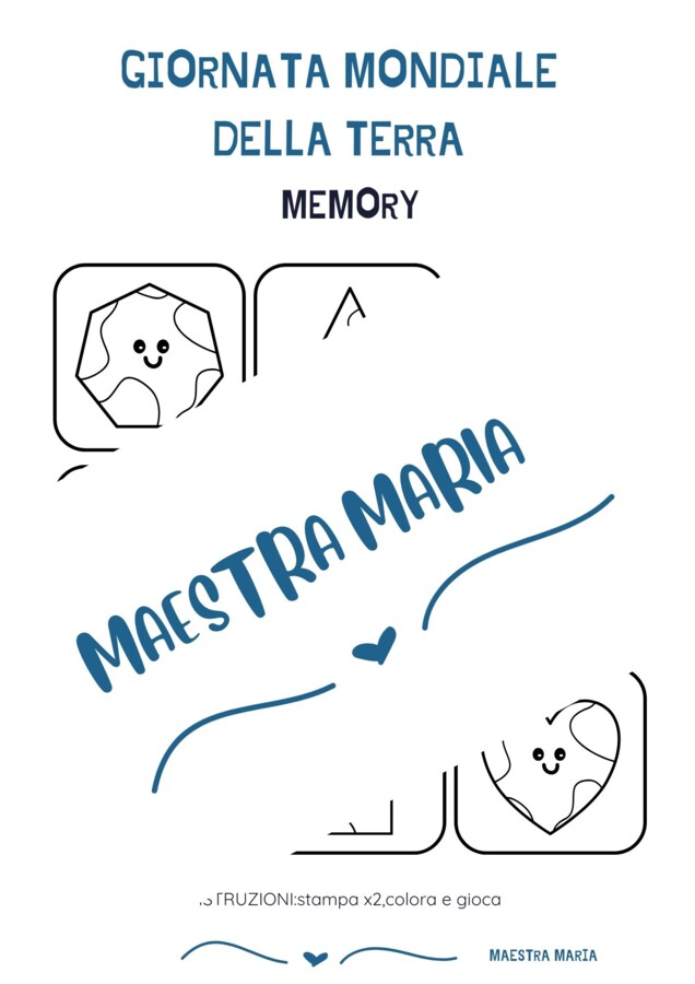 Giornata della Terra.Memory.