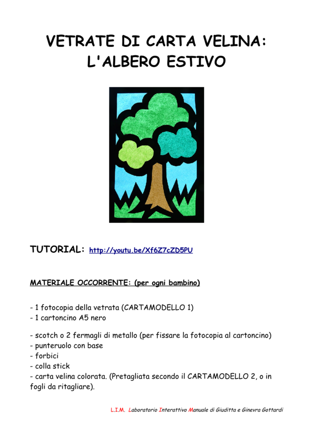 Vetrate albero quattro stagioni
