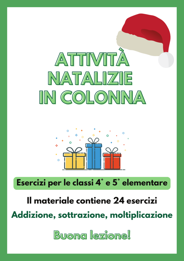 Attività natalizie in colonna