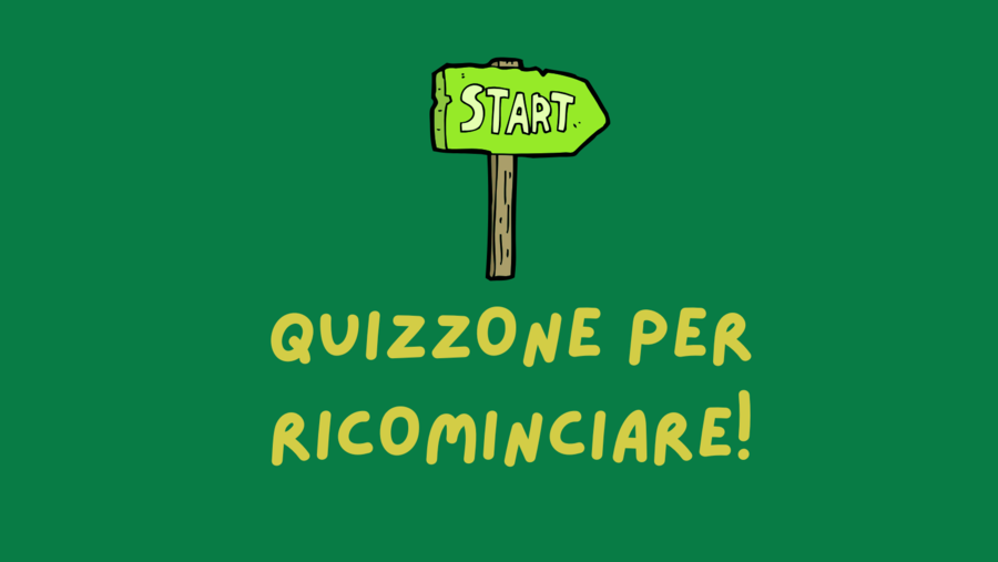 QUIZZONE PER RICOMINCIARE - BACK TO SCHOOL