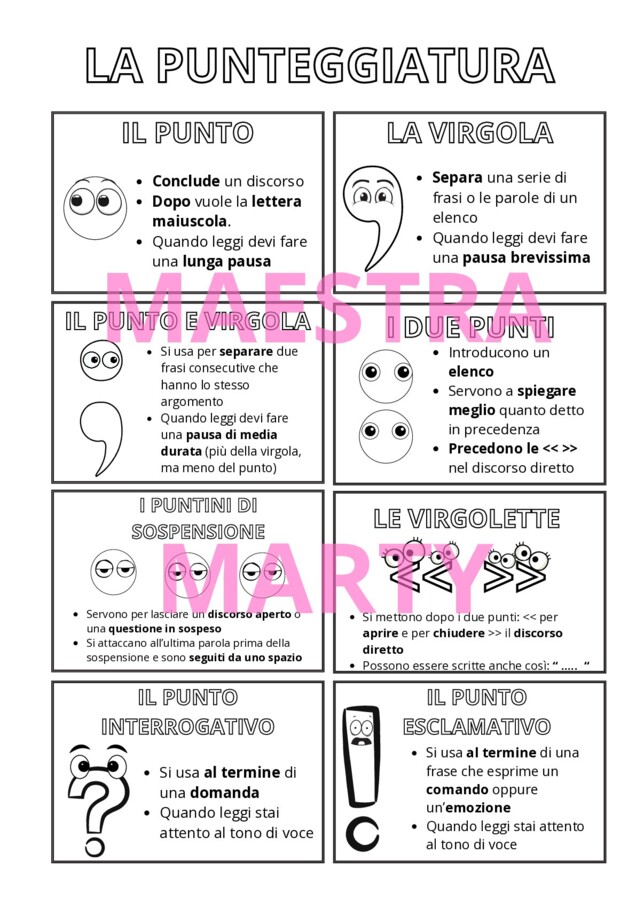 La punteggiatura