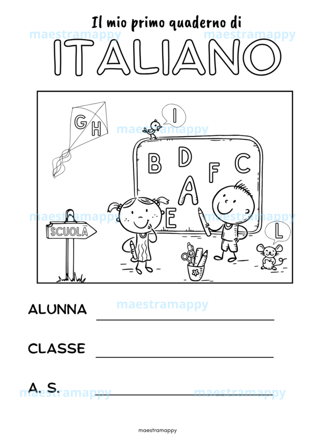 Copertine quaderni (TUTTE le discipline)