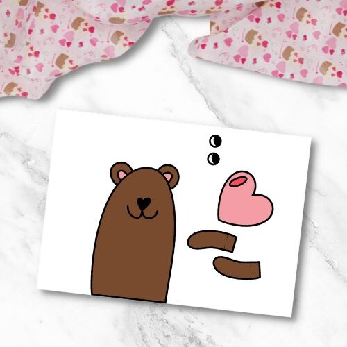 Lavoretti di San Valentino - animali con il cuore