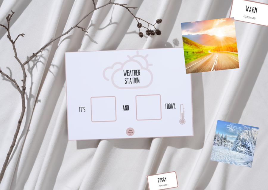 Weather station POSTER + MEMORY game