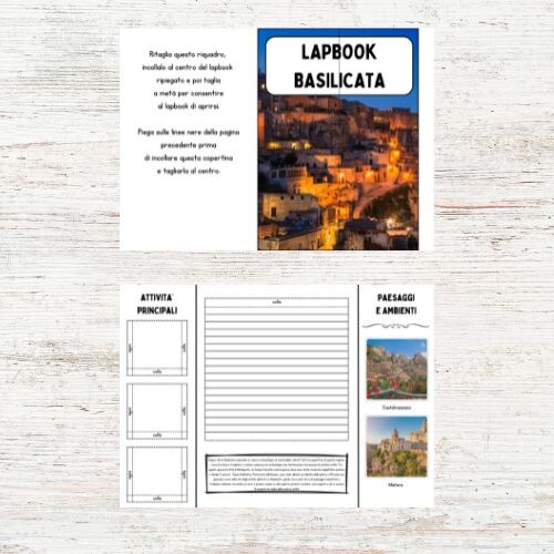 Lapbook Basilicata scuola primaria da stampare