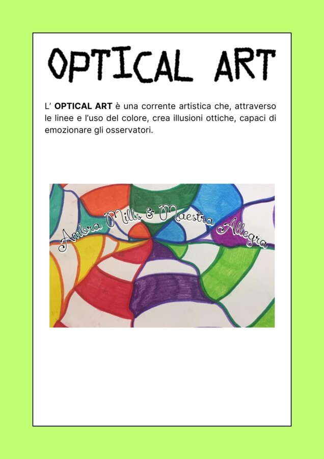 Nel Meraviglioso Mondo dell'Arte Classe 2