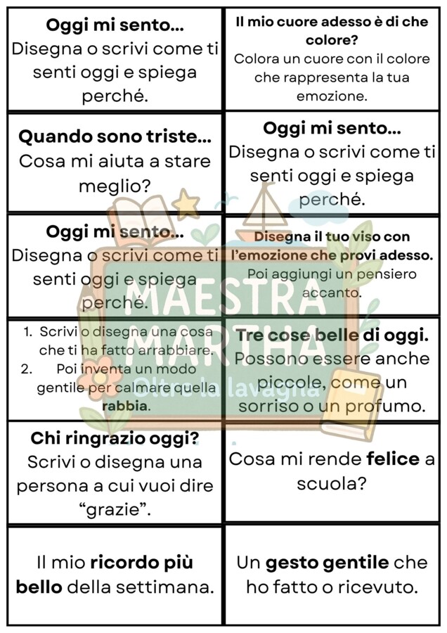 🌟 Regolamenti di classe – Coppa, Barattolo e Diario dei Pensieri