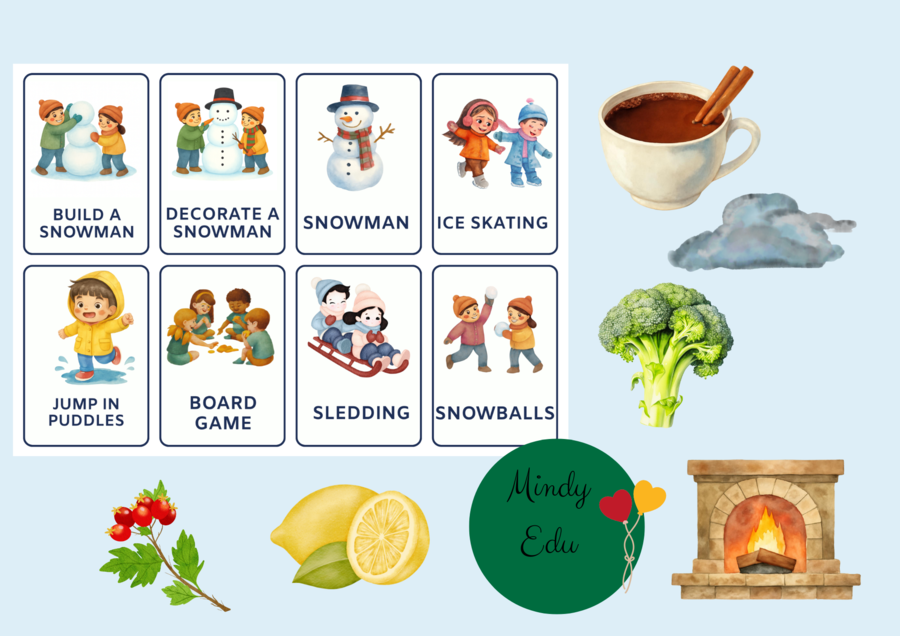 Winter in 42 Flash Cards: Discover, Learn, Play! PDF
